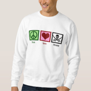 Peace Kärlek Pirater Sweatshirt