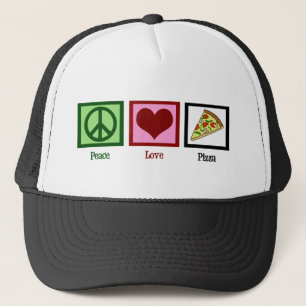 Peace Kärlek Pizza Keps