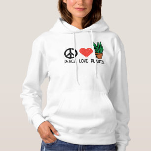 Peace Kärlek Plants Hippie Gardener Manar Wo T Shirt