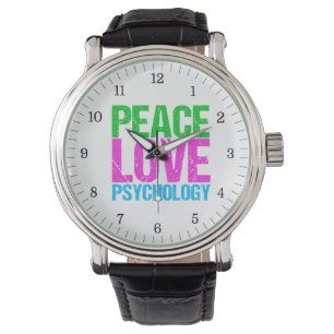 Peace Kärlek Psychology Cute Armbandsur