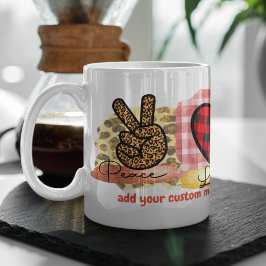 Peace Kärlek Pudel Pet Hund aveln Älskare Hundägar Kaffemugg