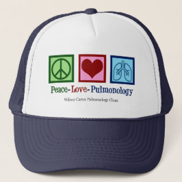 Peace Kärlek Pulmonology Anpassade Pulmonolog Keps