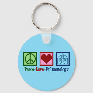 Peace Kärlek Pulmonology Nyckelring