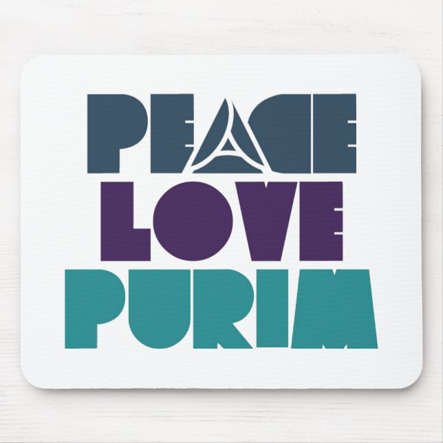 Peace Kärlek Purim Musmatta (Framsidan)