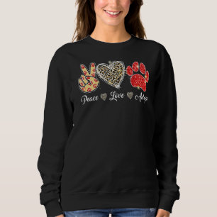 Peace Kärlek Rädding Anta Hund Cat Costume Puppy M T Shirt
