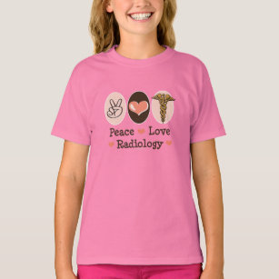 Peace Kärlek Radiology Kids Ringer Tee