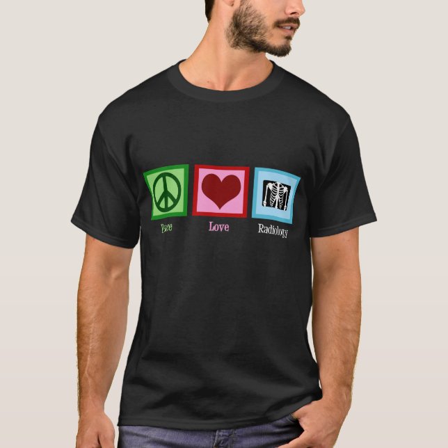 Peace Kärlek Radiology Tröja (Framsida)