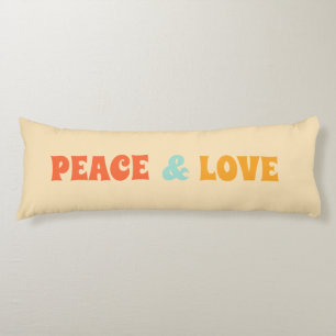 Peace & Kärlek Retro Body Pillow Kroppskudde
