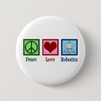 Peace Kärlek Robotics Knapp