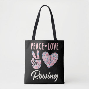 Peace Kärlek Rwing Tygkasse