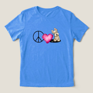 Peace Kärlek Scotties T-Shirt