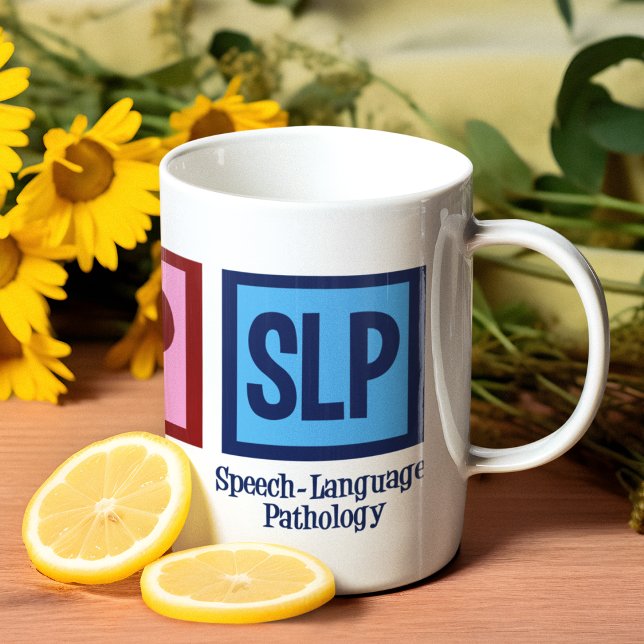 Peace Kärlek SLP Cute Tal Therapist jul Kaffemugg (Skapare uppladdad)