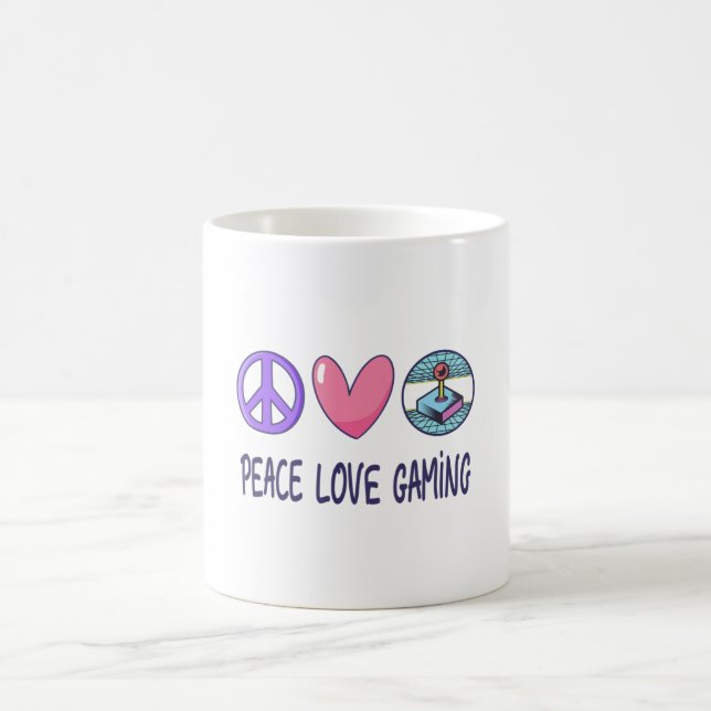Peace Kärlek-spel Kaffemugg (Center)