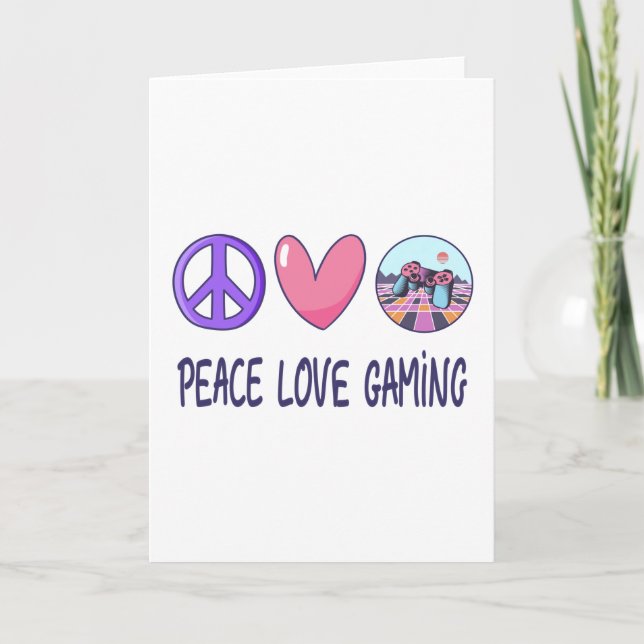 Peace Kärlek-spel Kort (Framsida)