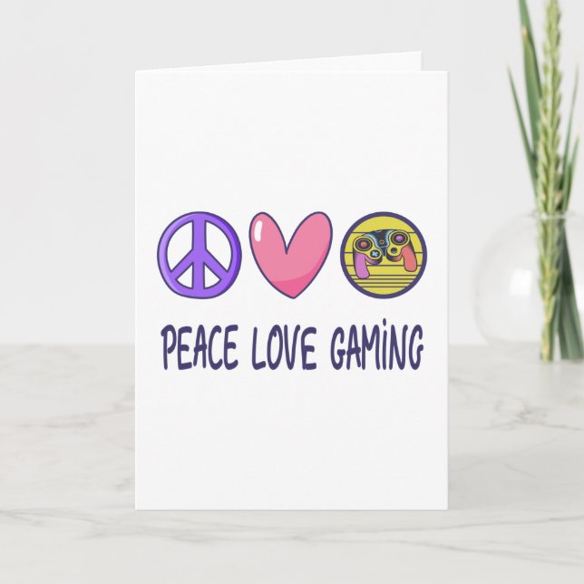 Peace Kärlek-spel Kort (Framsida)