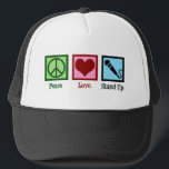 Peace Kärlek står upp Comedy Keps<br><div class="desc">Peace Kärlek står upp komedi. En söt gåva av komiker till en tecknad som gillar att göra roliga uppsättningar vid en öppen myrkväll på komedi-klubbar.</div>