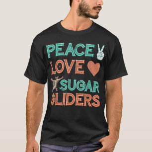 Peace Kärlek Sugar Glider T Shirt