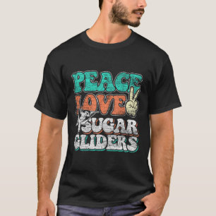Peace Kärlek Sugar Gliders T Shirt