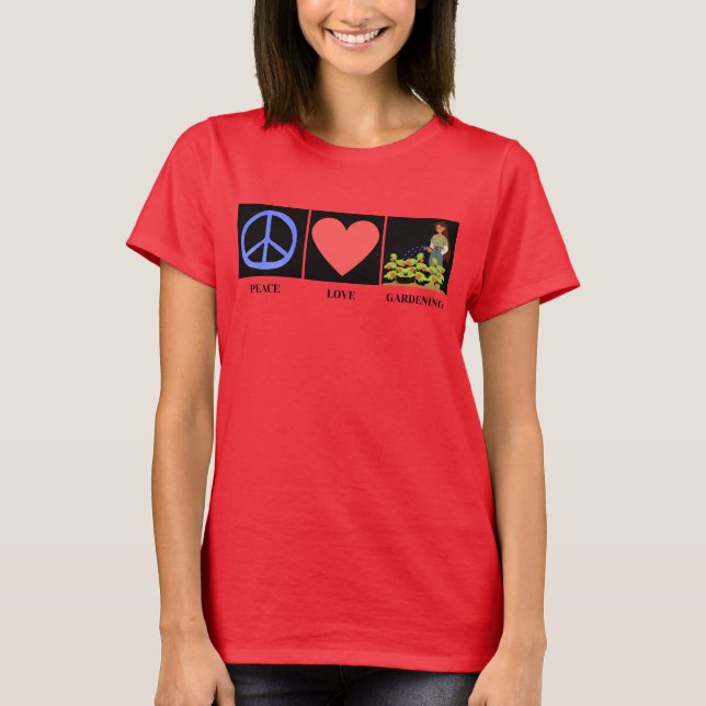 Peace KÄRLEK  T-SHIRT (Framsida)