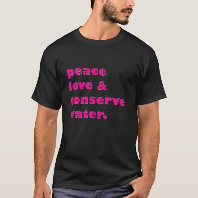 Peace KÄRLEK T Shirt (Framsida)