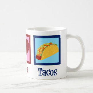 Peace Kärlek Tacos Kaffemugg