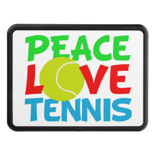 Peace Kärlek Tennis Cute Sports Dragkroksskydd