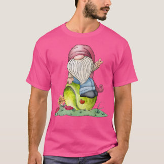 Peace Kärlek Tennis Gnome 2021 Fall Tennis Player T Shirt