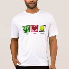 Peace Kärlek Tennis T Shirt