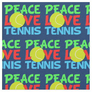 Peace Kärlek Tennis Tyg