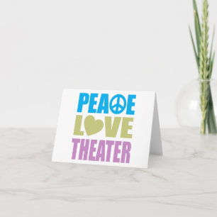 Peace Kärlek Theater Kort