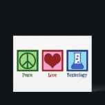 Peace Kärlek Toxicology Cute Toxicolog Julkort<br><div class="desc">Peace Kärlek Toxicology. Ett helgdag för toxikologer i coola för en forskare som arbetar i ett labb som expert på gift och förgiftning. Stödja toxicitetsforskare med detta söta julkort!</div>