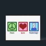 Peace Kärlek Toxicology Cute Toxicolog Julkort<br><div class="desc">Peace Kärlek Toxicology. Ett helgdag för toxikologer i coola för en forskare som arbetar i ett labb som expert på gift och förgiftning. Stödja toxicitetsforskare med detta söta julkort!</div>