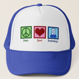 Peace Kärlek Toxicology Cute Toxicolog Keps