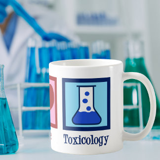 Peace Kärlek Toxicology Kaffemugg