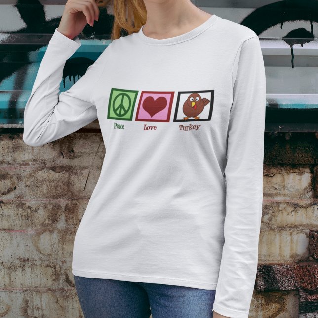 Peace Kärlek Turkiet T-shirt (Skapare uppladdad)