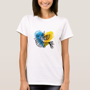 Peace Kärlek Ukraina Nightingale T Shirt