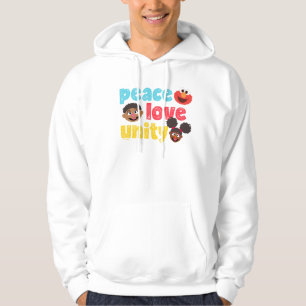 Peace Kärlek Unity Hoodie