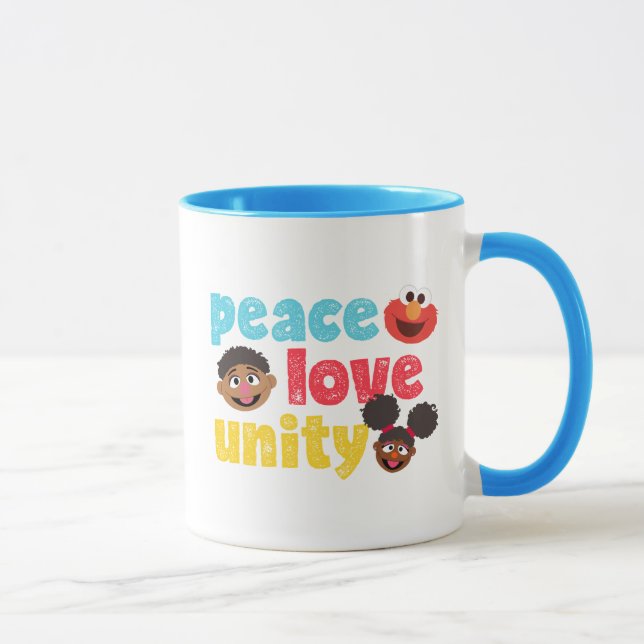 Peace Kärlek Unity Mugg (Höger)