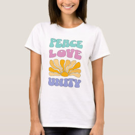 Peace Kärlek Unity T Shirt