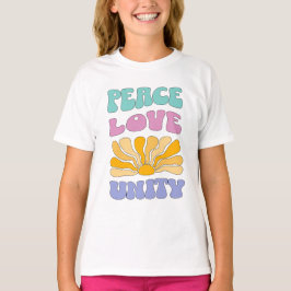 Peace Kärlek Unity T Shirt
