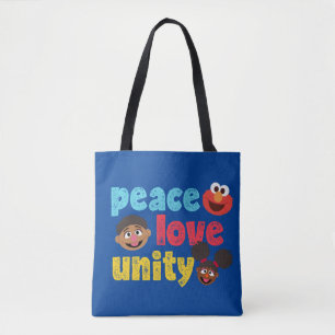 Peace Kärlek Unity Tygkasse