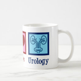 Peace Kärlek Urology Kaffemugg