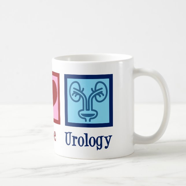 Peace Kärlek Urology Kaffemugg (Höger)