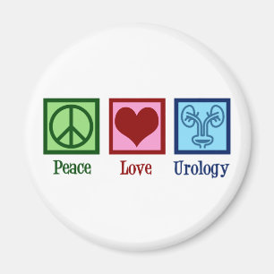 Peace Kärlek Urology Magnet