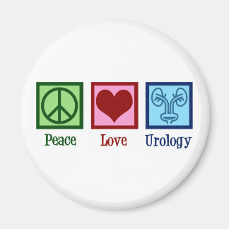Peace Kärlek Urology Magnet