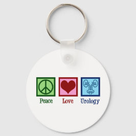 Peace Kärlek Urology Nyckelring
