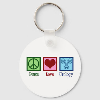 Peace Kärlek Urology Nyckelring