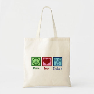Peace Kärlek Urology Office Cute Urologist Tygkasse