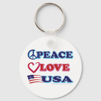Peace-Kärlek-USA Nyckelring