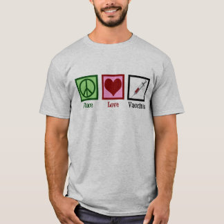 Peace Kärlek-vaccin T Shirt